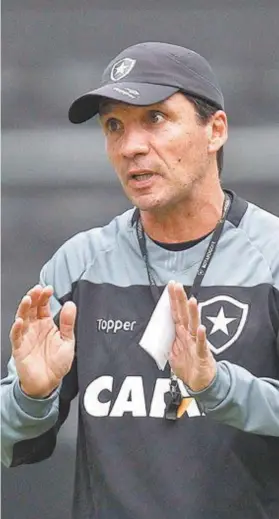  ?? Vitor SilVa / SSPreSS / Botafogo ?? Zé Ricardo disse que atravessa o momento mais difícil da carreira