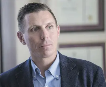  ?? CRAIG ROBERTSON / TORONTO SUN / POSTMEDIA NETWORK ?? Patrick Brown, Ontario’s PC leader, had a social- conservati­ve’s voting record as a federal MP but has disclaimed right-wing social policies for the provincial Tories.