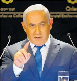  ?? Photos / AP ?? Benjamin Netanyahu is expected to face criminal charges in a corruption case.