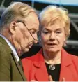  ?? Archivfoto: dpa ?? Erika Steinbach in Augsburg mit AfDChef Alexander Gauland.