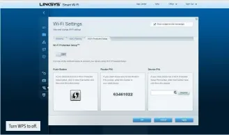  ??  ?? Turn WPS to off.