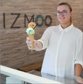  ??  ?? Orla Stafford of Izmoo Gelataria.