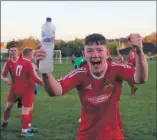  ?? ?? Stevie Neil celebrates his first goal for South Lochaber Thistle.