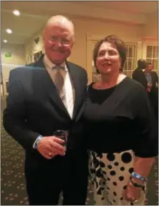  ?? PEG DEGRASSA — DIGITAL FIRST MEDIA ?? Charlie Tomlinson of Today Media Inc. and his wife Carol, are pictured at the Best Of The Main Line And Western Suburbs party on July 27 at the Drexelbroo­k. Today Media is the parent company of Main Line Today Magazine, the host of the annual “Best Of”...