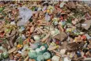  ?? Joerg Boethling/Alamy ?? About 30% of food from American grocery stores is thrown away, generating about 16bn pounds of food waste each year. Photograph: