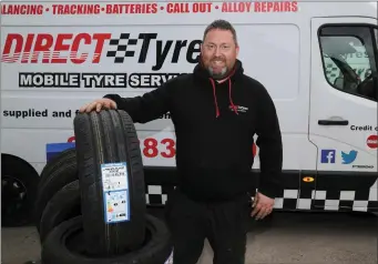  ??  ?? Brendan Creed is the Proprietor at Direct Tyres, Mallow.