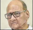  ??  ?? Sharad Pawar.