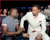  ??  ?? Kevin Hart and Nick Cannon during an awards event at L.A.