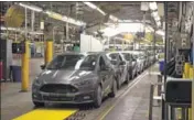  ?? NYT FILE ?? Ford’s assembly line plant in Wayne, in US state of Michigan