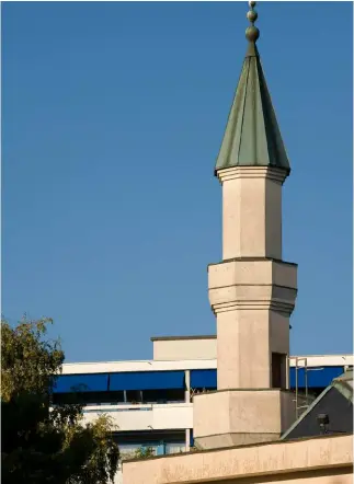  ?? KEYSTONE ?? La principale moschea della città sul Lemano