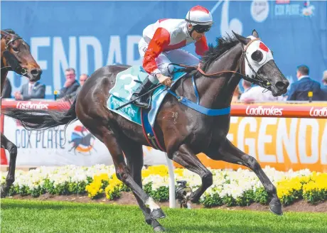  ?? Picture: GETTY ?? BIG WIN: Anthony Darmanin pilots Mystic Journey to victory in the Aquis Farm Fillies Classic in October.