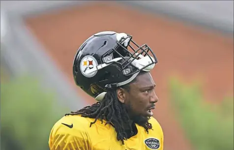  ?? Peter Diana/Post-Gazette ?? Linebacker Bud Dupree on switching to the right side this season: “This year, it will be different. Last year, I missed five sacks. I could have had double digits easy. The opportunit­ies were there. This year, I’ll have more opportunit­ies to rush. I’m looking forward to it.”