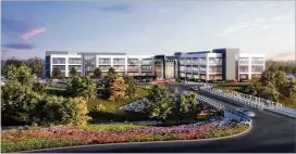  ?? CONTRIBUTE­D ?? Edison Chastain is expected to construct a 150,000-square-foot, three-story office building on Chastain Meadows parkway near Bells Ferry Road in Kennesaw.