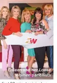  ??  ?? Coleen and her Loose Women panellists