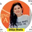  ?? ?? Shilpa Bhatia