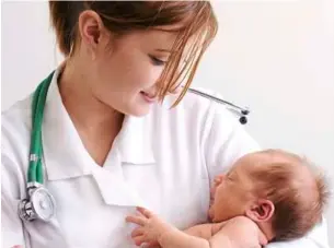  ??  ?? Enjoy good post-natal care with an experience­d in-house midwife.