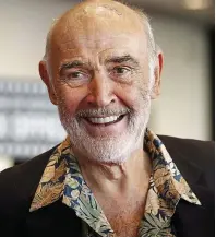  ??  ?? Under cover: Sean Connery in From Russia With Love (1963) and, right, the Scottish actor in 2014
