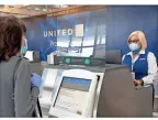  ?? UNITED AIRLINES ?? United Airlines will lay off up to 36,000 employees, many of them flight attendants and airport customer service and gate agents.