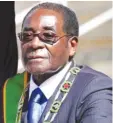  ??  ?? President Mugabe