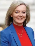  ??  ?? Liz Truss is heading US talks