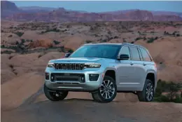  ?? ?? El Jeep Grand Cherokee sigue siendo el líder en el segmento de SUVs de tamaño completo.