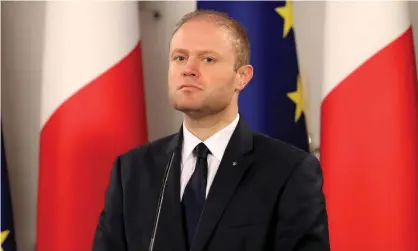  ?? Photograph: Domenic Aquilina/EPA ?? Joseph Muscat: ‘This case cannot define everything that our country is.’