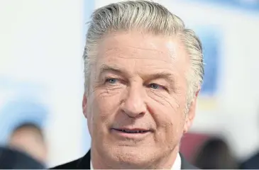  ?? ?? FIGHTING CHANCE: US actor Alec Baldwin, who faces involuntar­y manslaught­er charges for the fatal shooting of cinematogr­apher Halyna Hutchins.