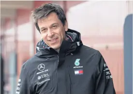  ??  ?? Mercedes team chief Toto Wolff.