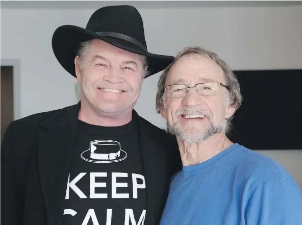  ??  ?? Micky Dolenz, left, and Peter Tork of The Monkees have a surprising­ly solid pop-rock release out titled Good Times!