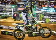  ??  ?? Jordan Bailey, Michael Mosiman, Thomas Covington, Zach Osborne et Jason Anderson sont les officiels HVA Rockstar en 2019!