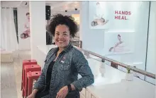  ?? TIJANA MARTIN THE CANADIAN PRESS ?? Melissa Doldron is a registered massage therapist who trained 15 HIV+ people as healers at the Healing House.