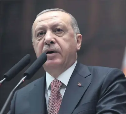  ?? FOTO: NTB SCANPIX ?? NÅDELØS: Tyrkias president Recep Tayyip Erdogan fører en nådeløs jakt på tilhengere av predikante­n Fethullah Gülen.