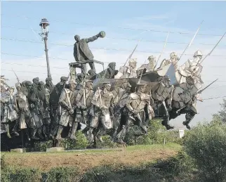  ?? CAREY J. WILLIAMS/THE ASSOCIATED PRESS
  ?? Memento Park holds a collection of Soviet-era statues torn down by Hungarians after the fall of communism.