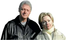  ??  ?? Hillary Clinton and husband Bill in 2000. As first lady she fought for a number of causes, particular­ly healthcare reform.