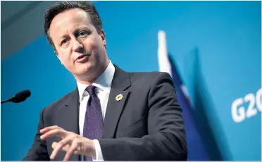  ??  ?? EMPTY WORDS: David Cameron promised to slash net immigratio­n by 2015