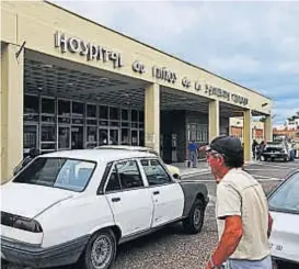  ?? (LA VOZ) ?? Hospital de Niños. Gael fue intervenid­o de manera urgente.