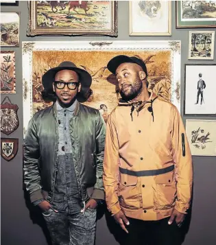  ?? Picture: WALDO SWIEGERS ?? GROOVOLOGI­STS: Nthato Mokgata and Lebo Rasethaba