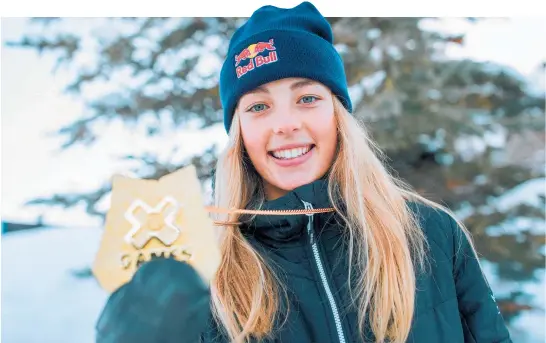  ?? Photo / Photosport ?? Young ski star Zoi Sadowski-Synnott is one of the most exuberant and likable athletes in the country.