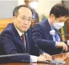  ?? Yonhap
(Yonhap) ?? Finance Minister Choo Kyung-ho speaks during a meeting of economy-related ministers in Seoul, Monday.
financial market.