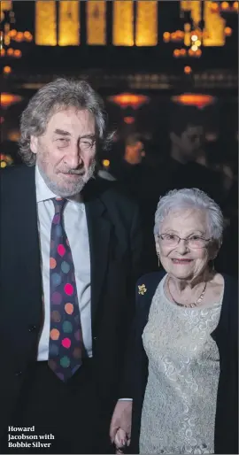  ?? PHOTO: BLAKE EZRA ?? Howard Jacobson with Bobbie Silver