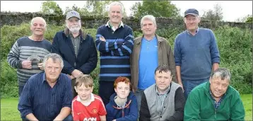  ??  ?? The Woodsmen team. Back (from left): Phil Mahon, Liam Bond, Michael Redmond, John Giltrap, Seán Redmond. Front (from left): Chris McDonald, Larry Connors, Gerry Connors, Paddy Connors, TomConnors.