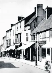  ??  ?? Castle Street in Hinckley. Hinckley District Past and Present