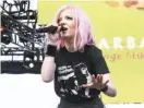  ?? Kevin Winter / Getty Images for CBS Radio Inc. ?? Shirley Manson of Garbage doesn’t like everything “happy and shiny.”