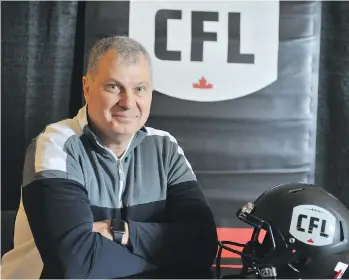  ?? SCOTT ROWED ?? CFL commission­er Randy Ambrosie will be front and centre with regards to securing a new collective bargaining agreement between the league and the players.