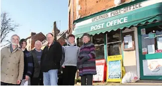  ??  ?? Campaigner­s saved the Uplands Post Office in Stroud