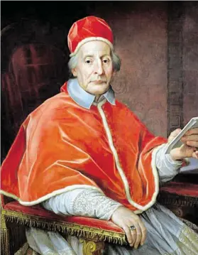  ??  ?? Heiliger Vater und das Zahlenlott­o: Papst Clemens XII.