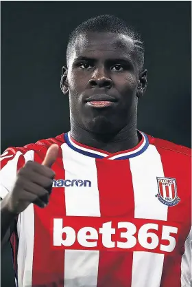  ??  ?? Defensive rock: Kurt Zouma believes Stoke have the quality to avoid relegation