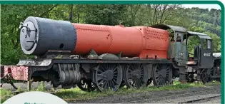  ?? IAN SHARMAN ?? ABOVE Cogan Hall shows signs of its ongoing cosmetic restoratio­n at the Llangollen Railway on September 14 2019.