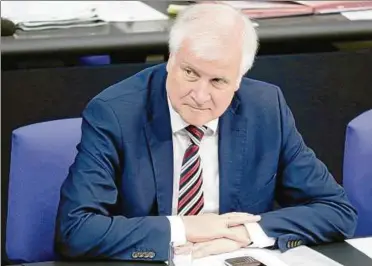  ?? Foto:dpa ?? Innenminis­ter Horst Seehofer(csu).