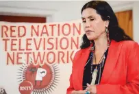  ?? NEW MEXICAN FILE PHOTO ?? Joanelle Romero, founder of the Red Nation Internatio­nal Film Festival, is seeking to increase roles of Native women in mass media.